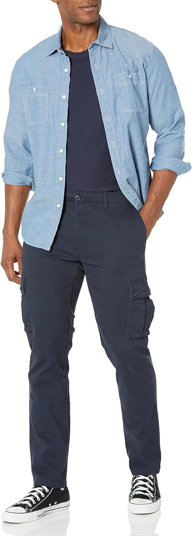 Men'S Slim-Fit Stretch Cargo Trouser