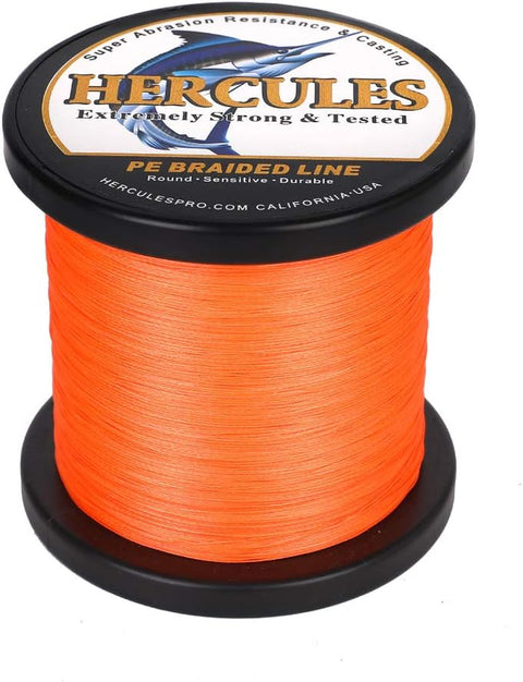 Braided Fishing Line 4 Strands 100M-2000M 6Lb-100Lb Super Strong PE Fishing Wire Multifilament Fishing Lines for Saltwater & Freshwater Fishing