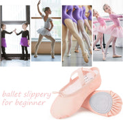 Ballet Shoes Ballet Dance Shoes Split Leather Sole Canvas Yoga Gymnastic Shoes for Girls Women Kids Children'S Adults …