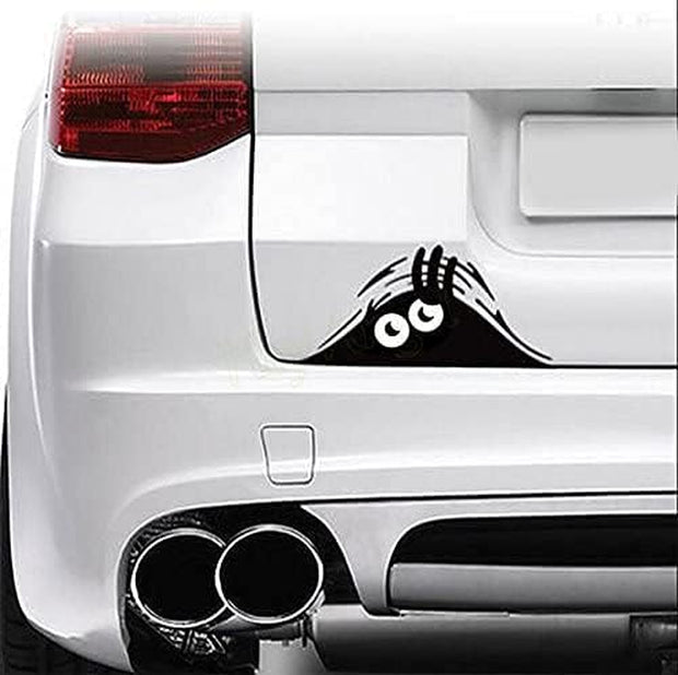 ® 3D Funny Peeking Monster Cartoon Vinyl Car Sticker Badge Emblem Decal