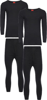 Heatwave® Pack of 2 Men'S Extreme Thermal Underwear Set, Long Sleeve Top & Long Johns Set, Winter Thermals