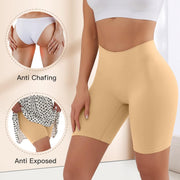 3 Pack Womens Safety Shorts anti Chafing Long Briefs Underwear Seamless Panties for under Dresses Shorts Leggings