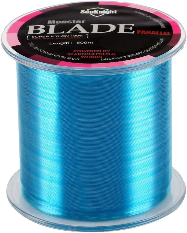 BLADE Nylon Fishing Line 500M/1000M Japanese Material Monofilament Carp Fishing Line Saltwater Sea Fishing 6 Colors 2-35LB