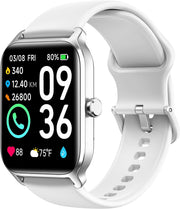 Smart Watch for Women(Answer/Make Calls), Alexa Built-In, 1.8" Fitness Watch with 24H Heart Rate/Sleep/Blood Oxygen Monitor, IP68 Waterproof, 100+ Sports, Ladies Smartwatch for Ios Android