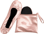 - after Party Shoes with Foldable Bag Foldable Ballet Pumps Roll up Foldable Pumps