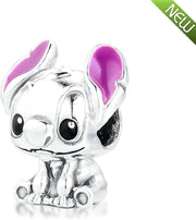 2020 Lilo and Stitch Bead 925 Silver DIY Fits for Original Pandora Bracelets Charm Fashion Jewelry