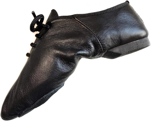 Jazz Dance Shoes Jazz Shoes Modern Stage Shoes, Rubber Split Sole, Pure Leather Black Dance Shoes