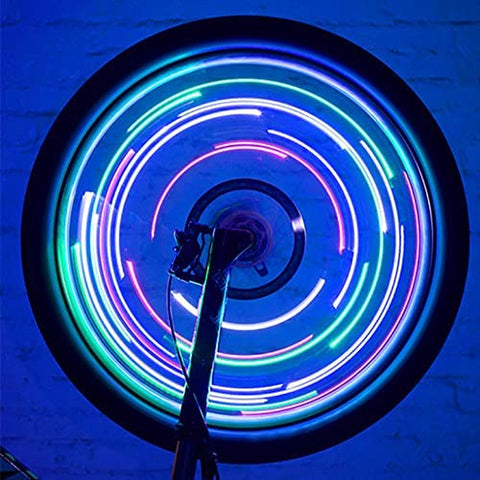 2 Tyre Pack!High Brightness LED Bike Wheel Accessories Outdoor Toys for Boys Girls Waterproof