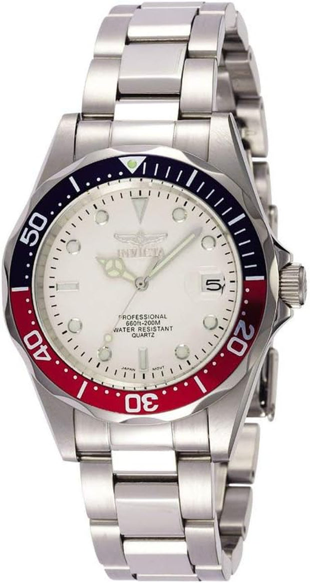 Pro Diver Stainless Steel Quartz Watch - 37Mm