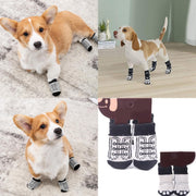 6 Pairs Dog Socks, anti Slip Dog Shoes, Dog Grip Socks with Straps, Non Slip Dog Socks, Pet Paw Protector for Pet Indoor Wear & Outdoor Walking