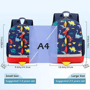 Dinosaur Kids Backpack Rucksack Bag Boys for Toddler with Reins Kindergarten Nursery Backpack Navy