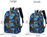 Kids Boys Girls Camouflage School Backpack Children Primary Schoolbag Book Bag Waterproof Nylon Rucksack Casual Daypack