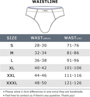 Men'S Modal Briefs Underwear Soft Microfibre Underpants No Front Silky Touch Slips Covered Waistband Multipack